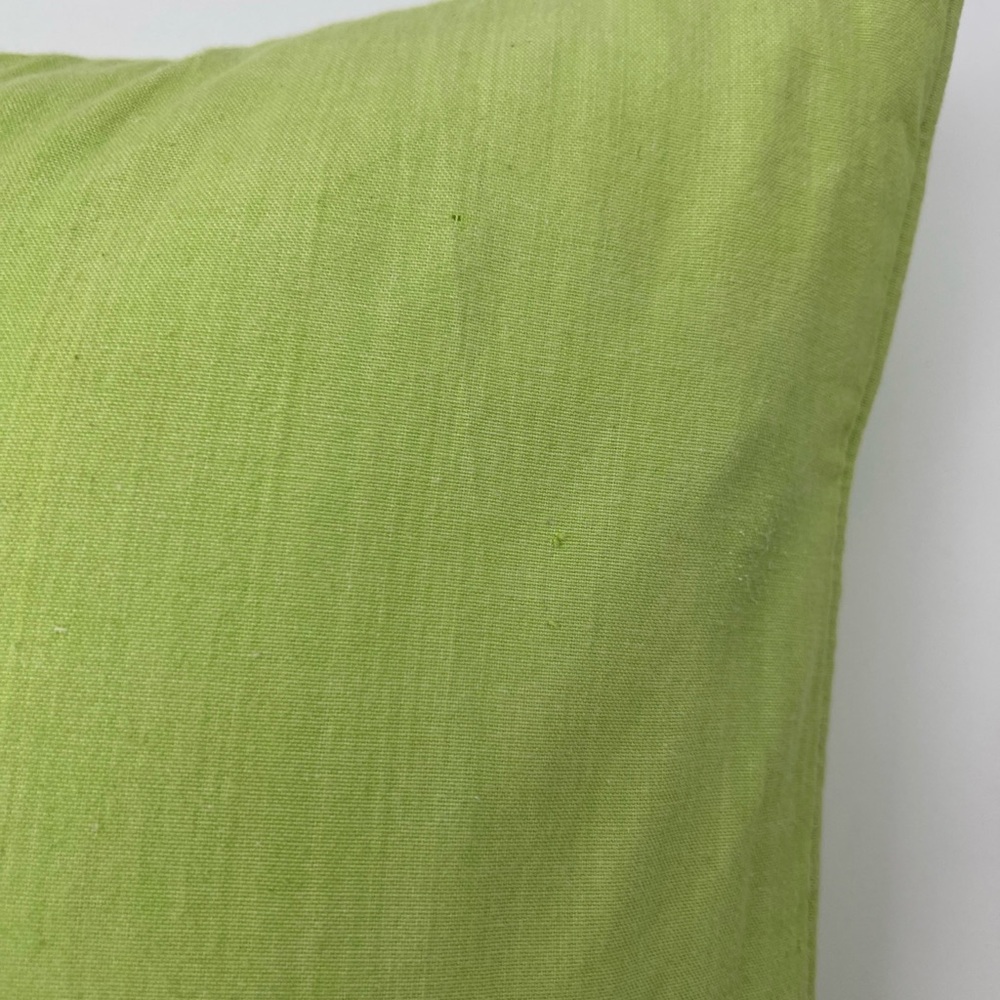 Ralph Lauren Lime Green Down Fill Accent Throw Pillow Monogram RLL 18x18 - Picture 7 of 7